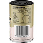 Right side of a Mingle Garlic and Herb Seasoning 50g bottle highlighting product benefits and usage on a white background.