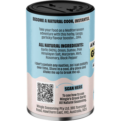 Mingle Greek Garlic All Natural Seasoning 5x45g