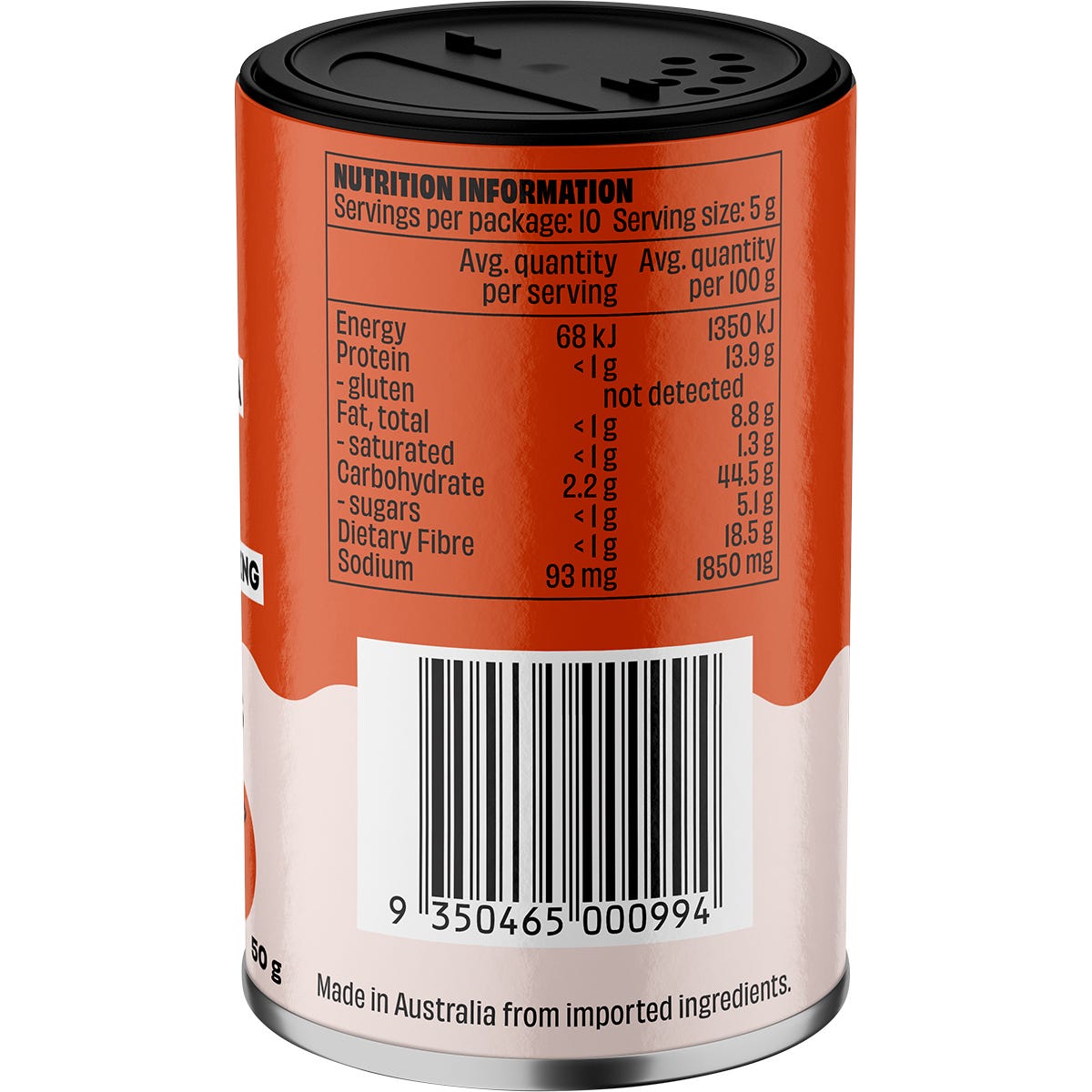 Mingle Mexican Fiesta Taco All Natural Seasoning 5x50g