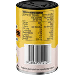Right side of a 35g Mingle Lemon Pepper Seasoning sachet showing nutritional information and Australian-made logo.