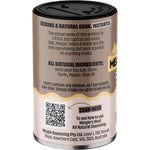 Mingle Meat All Rounder seasoning 50g sachet showing ingredients like salt, pepper, onion, and garlic.