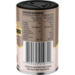Side view of a Mingle Meat All Rounder 50g sachet highlighting its use as a salt substitute with less sodium.