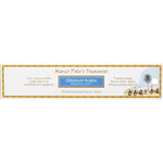 10-pack of Marco Polo's Treasures Olibanum Arabia incense sticks in a decorative orange and blue box.