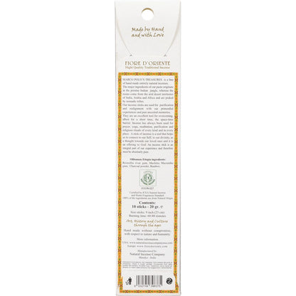Marco Polo's Treasures Incense Sticks Olibanum Etiopia 10 Pack Payless 4 Organics
