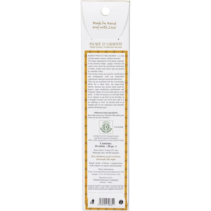 Marco Polo's Treasures Incense Sticks Olibanum India 10 Pack Payless 4 Organics