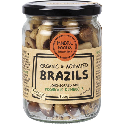 Mindful Foods Brazil Nuts Organic & Activated 300g Payless 4 Organics