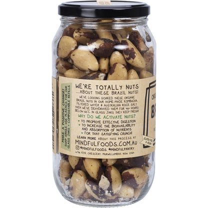 Mindful Foods Brazil Nuts Organic & Activated 600g Payless 4 Organics