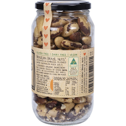 Mindful Foods Brazil Nuts Organic & Activated 600g Payless 4 Organics