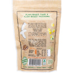 Mindful Foods 200g bag of organic activated Caramel Clusters with native wattleseed on a white background.