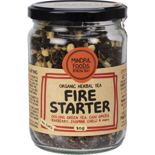 Mindful Foods Fire Starter Organic Herbal Tea 80g Payless 4 Organics