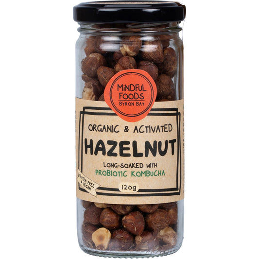 Mindful Foods Hazelnuts Organic & Activated 120g Payless 4 Organics