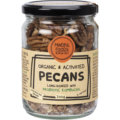 Mindful Foods Pecans Organic & Activated 200g Payless 4 Organics