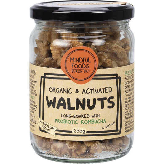 Mindful Foods Walnuts Organic & Activated 200g Payless 4 Organics