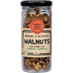 90g pouch of Mindful Foods Organic & Activated Walnuts on a white background.
