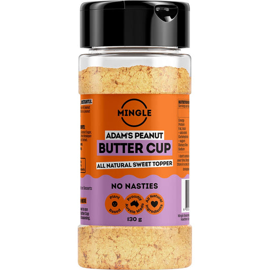 Mingle Adam's Peanut Butter Cup All Natural Sweet Topper 130g Payless 4 Organics