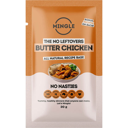 Mingle Butter Chicken All Natural Recipe Base 30g (Pack of 12) Payless 4 Organics