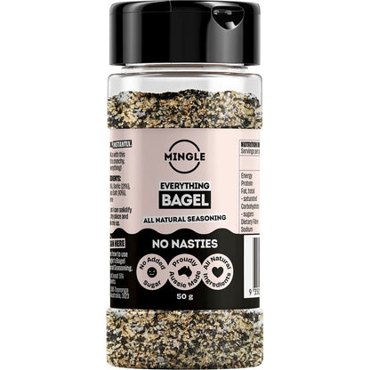 Mingle Everything Bagel All Natural Seasoning 50g (Pack of 10) Payless 4 Organics