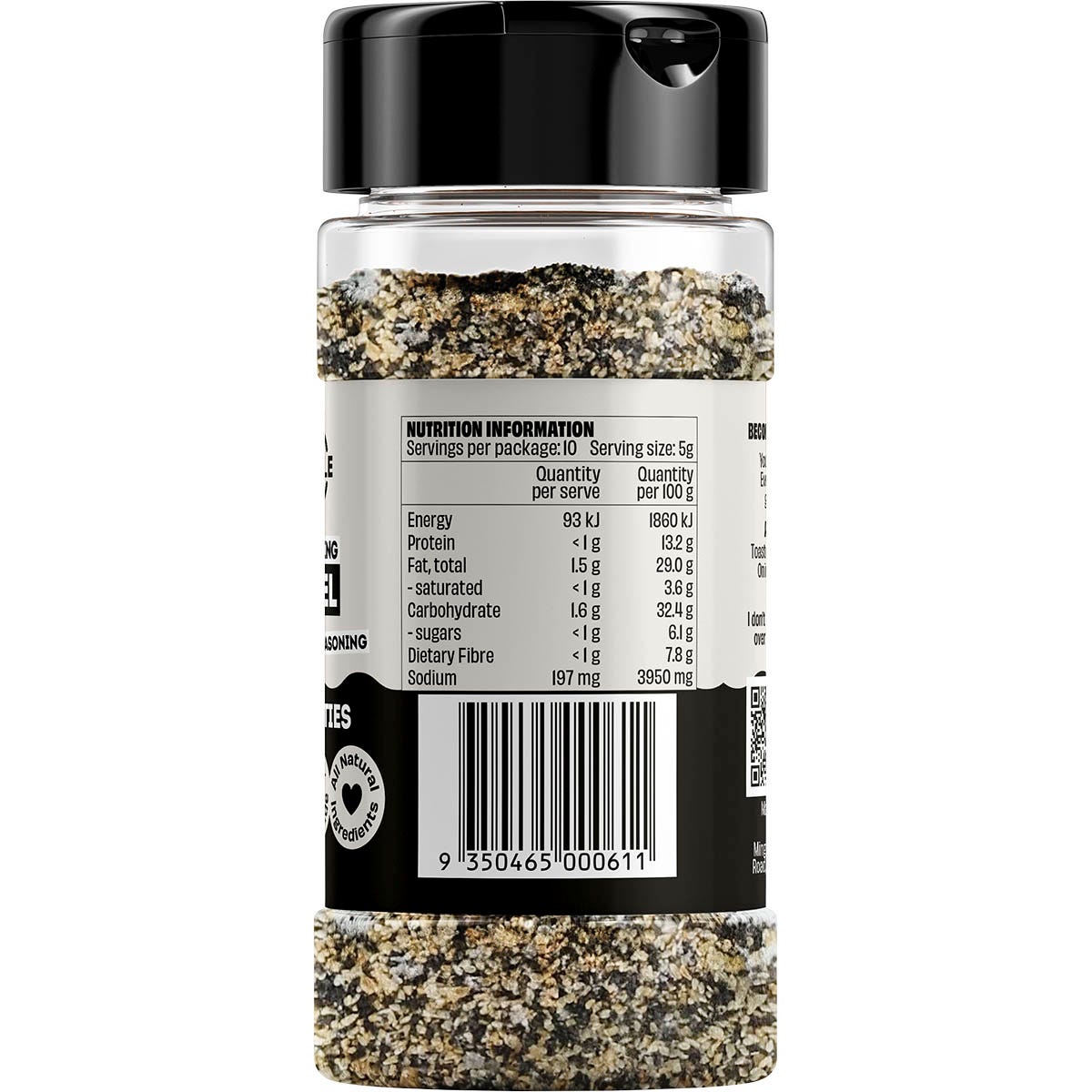 Mingle Everything Bagel All Natural Seasoning 50g (Pack of 10) Payless 4 Organics