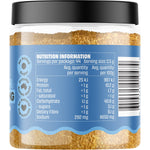 Close-up of Mingle Umami Everything Seasoned Salt 110g shaker lid and top label on a white background.