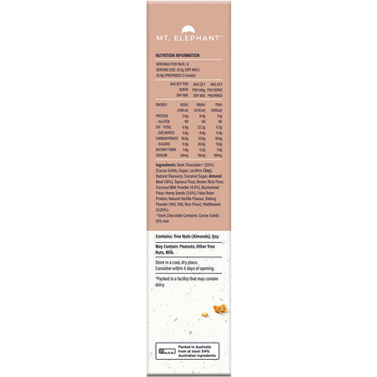 Mt. Elephant Wholefood Cookie Mix Chocolate Chip 375g (Pack of 5) Payless 4 Organics