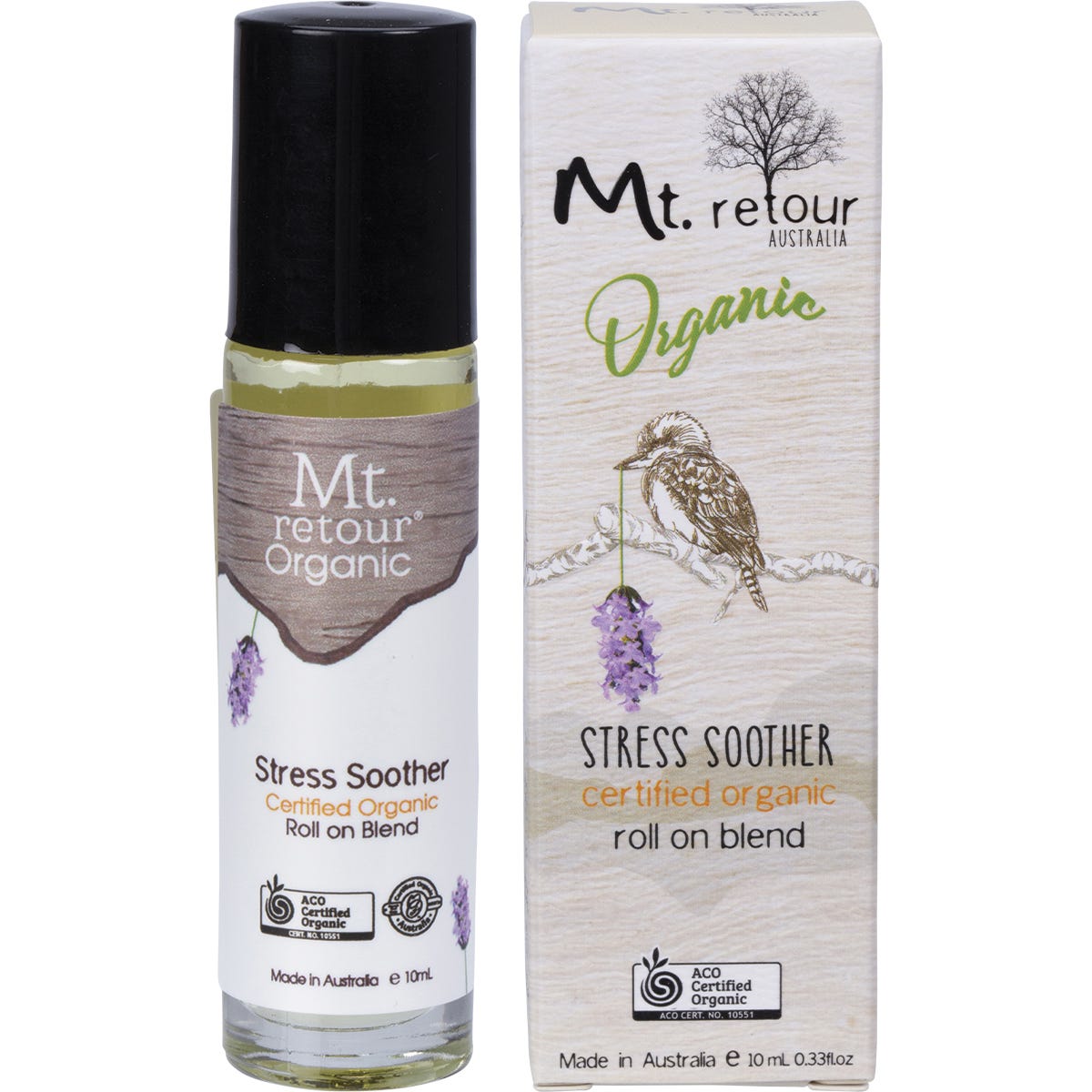 Mt Retour Essential Oil 100% Stress Soother Blend Roll-On 10ml Payless 4 Organics