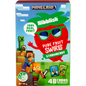 Nibblish Pure Fruit Swirls Strawberry 100g bag featuring red fruit swirls and Minecraft character artwork.