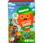 Nibblish Pure Fruit Swirls Mango 100g pack featuring a yellow mango illustration and Minecraft branding.