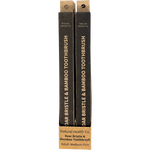 Natural Health Co Boar Bristle & Bamboo Toothbrush Adult Med-Firm 1 Pack (Pack of 12)