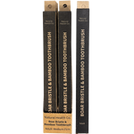 Natural Health Co Boar Bristle & Bamboo Toothbrush Adult Med-Firm 1 Pack (Pack of 12)