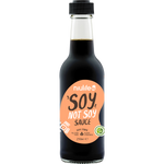 Six 250ml bottles of Niulife Soy Not Soy Sauce, a soy-free, coconut-based alternative, displayed on a white background.