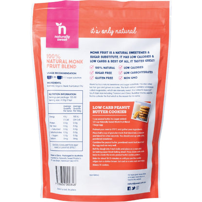 Naturally Sweet Natural Monk Fruit Blend 500g