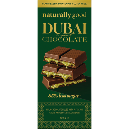 Naturally Good Dubai Inspired Chocolate Block 100g (Pack of 14)