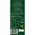 Back of Naturally Good Dubai Inspired Chocolate 100g pack showing nutrition and ingredients on a white background.