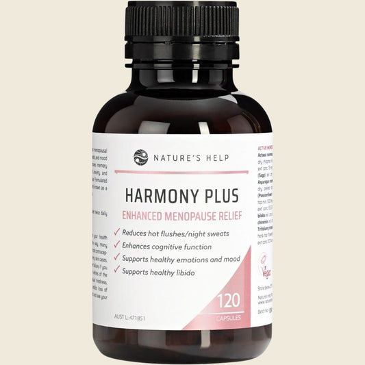 Nature's Help Harmony Plus Enhanced Menopause Relief 120 Caps
