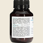 Nature's Help Revitalise 30 caps bottle, side view showing hair, skin, and energy benefits on a white background.