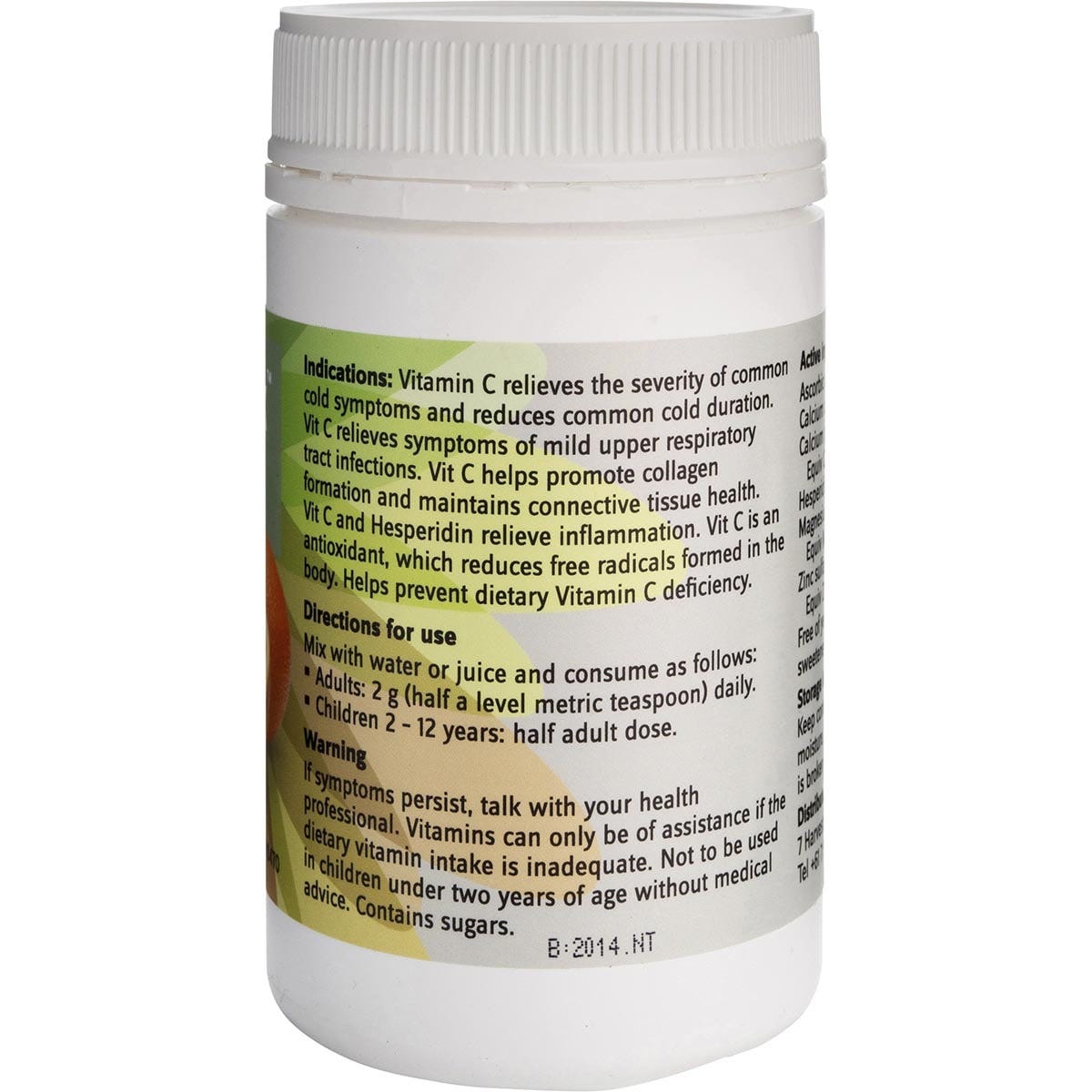 NTS Health Bio Spark Vitamin C Powder 200g Payless 4 Organics