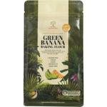454g bag of Natural Evolution Green Banana Baking Flour, a gluten-free flour made from Australian bananas.