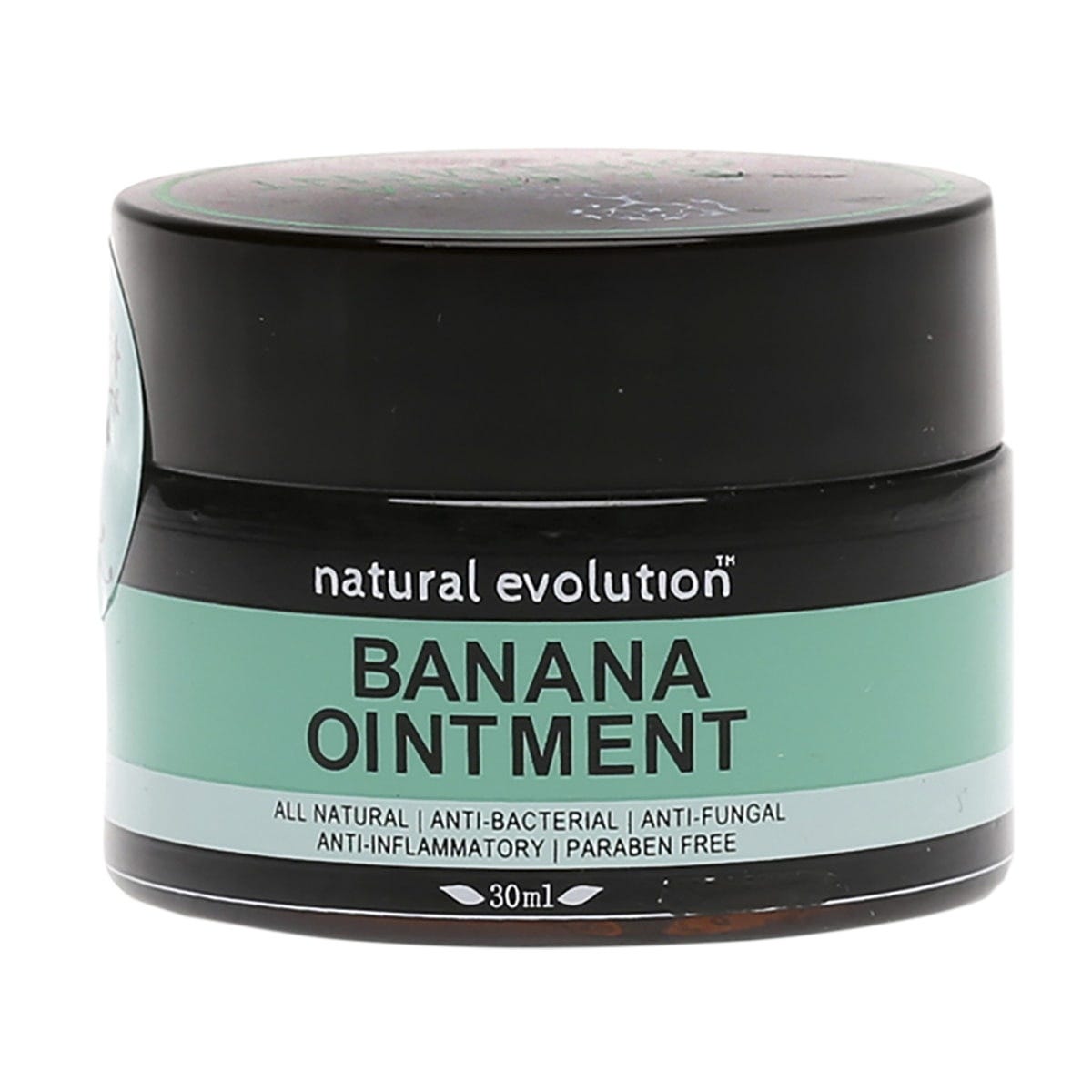 30ml tube of Natural Evolution Banana Ointment for all-natural skin healing and rejuvenation.