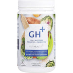 800g tub of Natural Evolution GH+ 3-in-1 Multifibre prebiotics and probiotics on a white background.