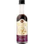 50ml bottle of Natural Vanilla Company Traditional Vanilla Paste featuring a black label with gold and white text.