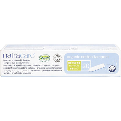 Natracare Tampons (Non-Applicator) Regular 20 Pack
