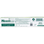 Neem Active Toothpaste 100g tube featuring green neem leaves and a white and green design on a white background.