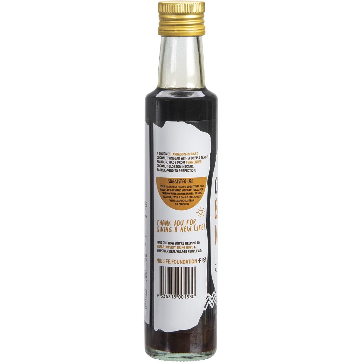 Niulife Coconut Balsamic Vinegar 250ml (Pack of 6)