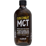 Pack of six 500ml bottles of Niulife Coconut MCT Oil Original with blue and white labels.