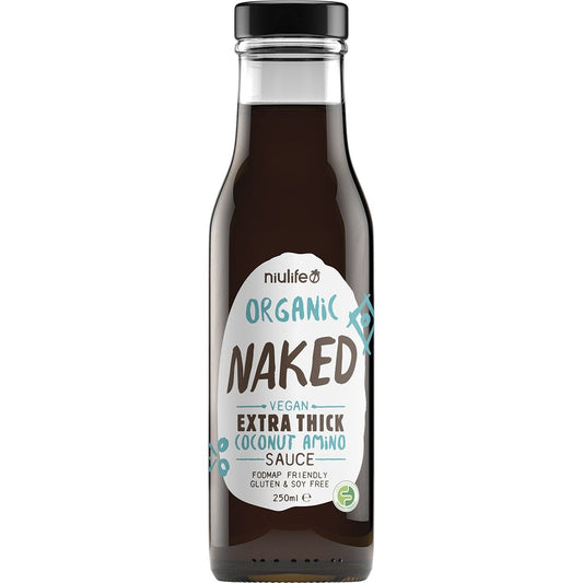 Niulife Organic Coconut Amino Sauce Extra Thick Naked 250ml (Pack of 6)