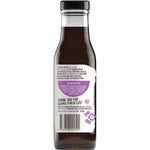 Niulife Extra Thick Teriyaki Sauce bottle with a dark label, featuring organic coconut blossom nectar and spices.