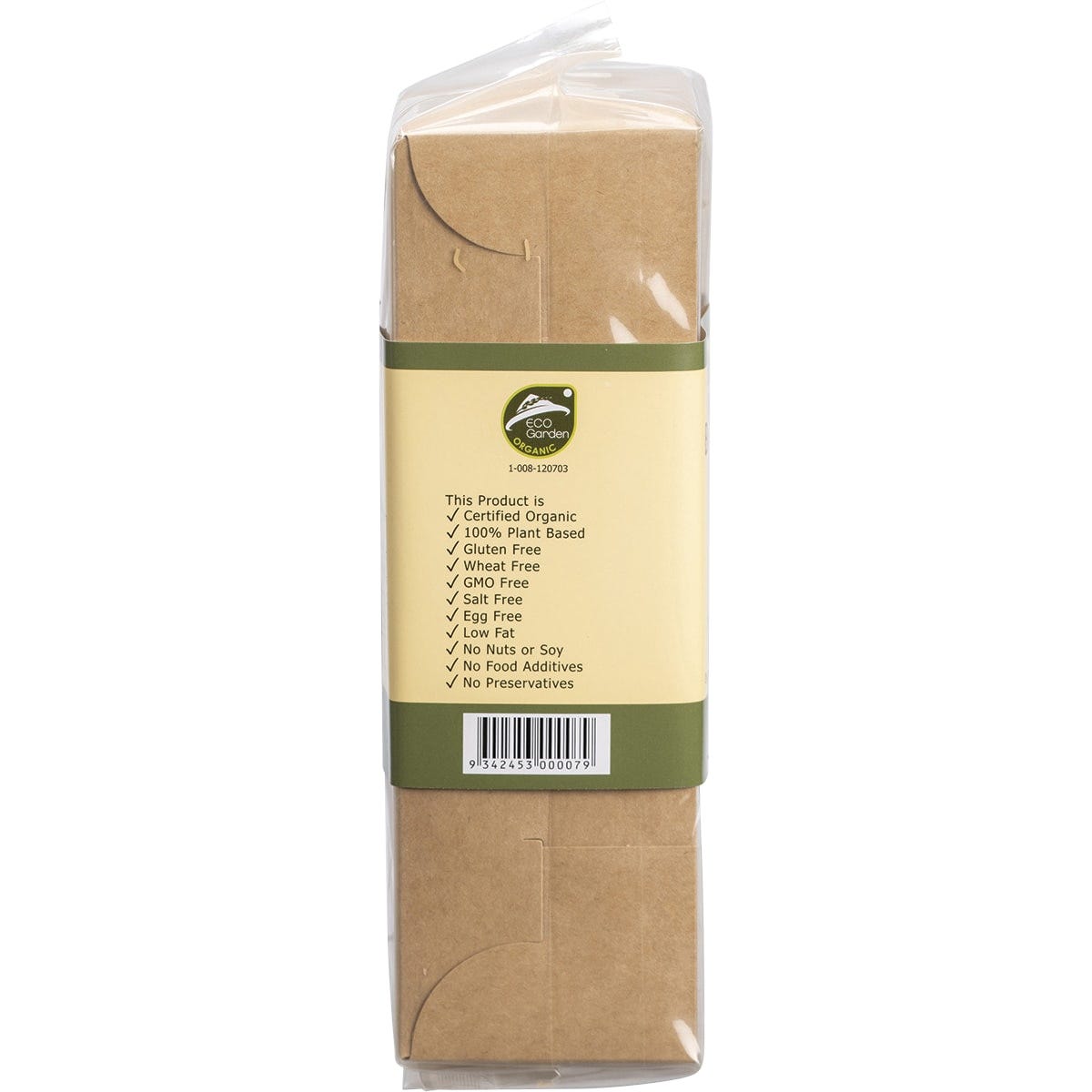 Side view of the Nutritionist Choice Bifun Brown Rice Noodles 200g pack showing nutritional and product information.