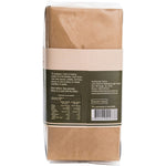 Nutritionist Choice organic green pea and brown rice flat noodles 180g pack on a white background.