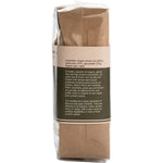 Back of Nutritionist Choice Green Pea & Brown Rice Noodles 180g pack with nutrition facts and ingredients.