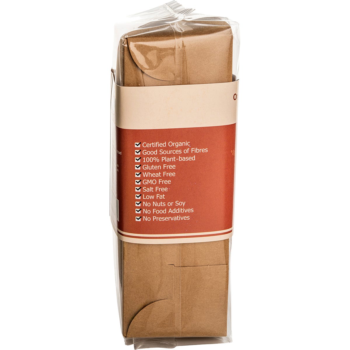 Pack of Nutritionist Choice Organic Quinoa & Brown Rice Noodles (180g) with a yellow and green label on a white background.
